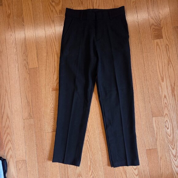 Van Heusen Boys youth kids pants slacks black size 10 regular formal tux - Picture 1 of 12